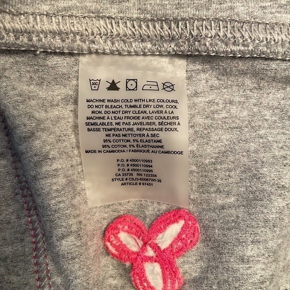 NWOT TNA Equator Legging Mid Rise Skinny Regular Length Grey + Pink Size S - Picture 6 of 6